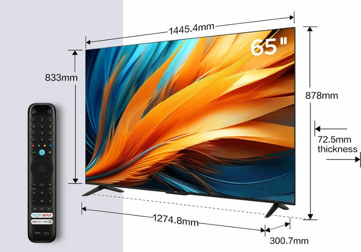 Immagine prodotto TCL 65PF650 (65", LED, 4K, 2024)