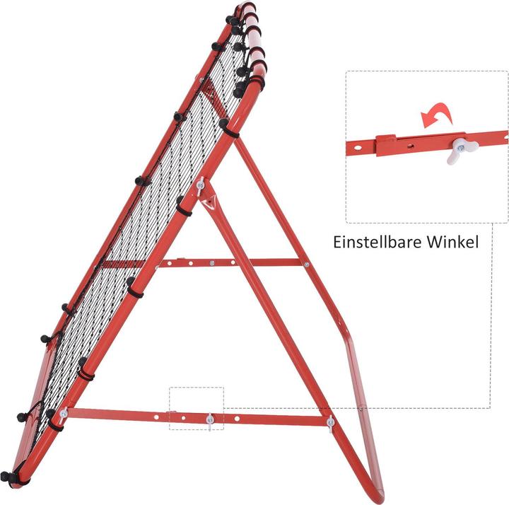 Actual product image Homcom Football Rebounder with adjustable angles