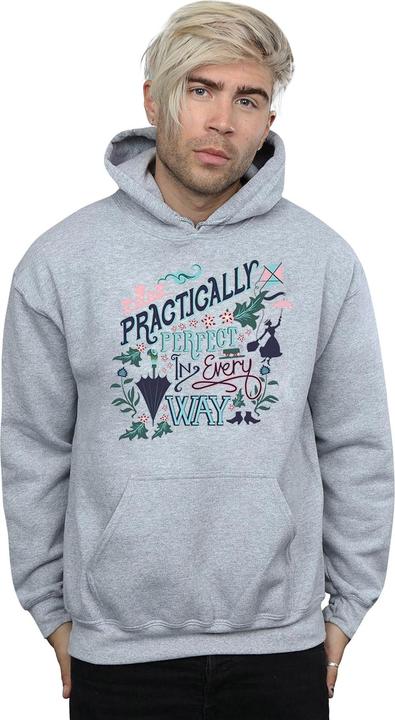 Immagine prodotto Disney Mary Poppins Practically Felpa con Cappuccio Uomo (L)