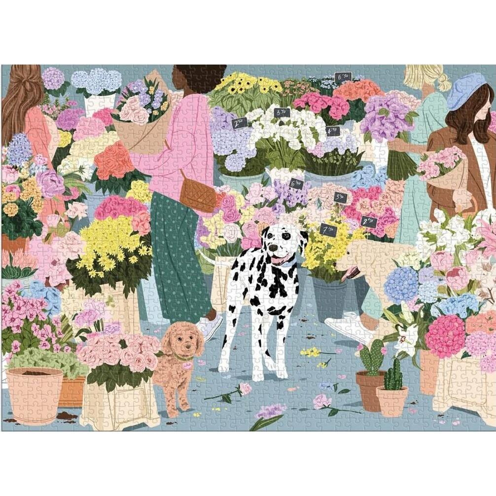 Thumbnail - Flower Market 1000 Piece Puzzle, Ratgeber von Galison