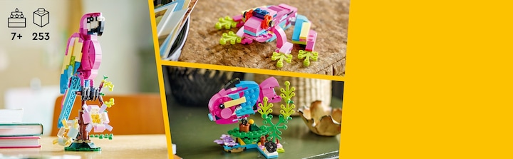 Image du produit LEGO Creator 3-en-1 31144 Le Perroquet Exotique Rose (31144, LEGO Creator 3-in-1)
