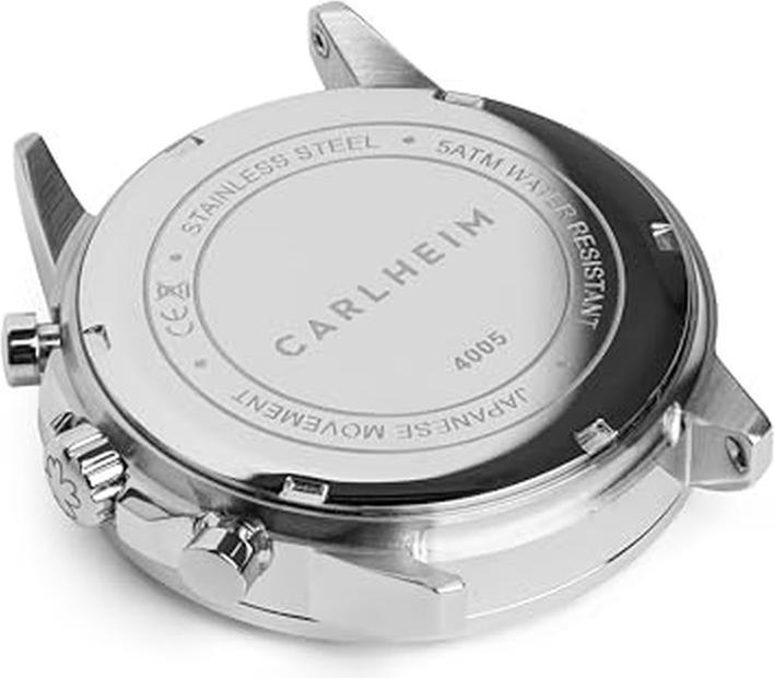 Image du produit Carlheim Montre homme avec chronomètre, étanche 50 mètres, design élégant et durable