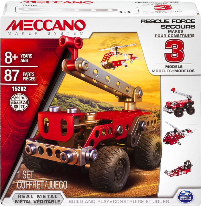 Image du produit Meccano Camion de pompiers multimodèle
