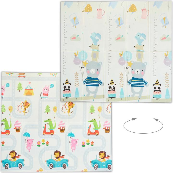 Relaxdays Play mat with animals (195 x 175 x 1.5 cm)