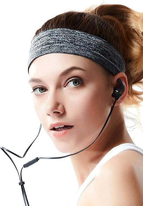 Image du produit Hurtel Bandeau élastique en tissu pour la course à pied fitness bleu