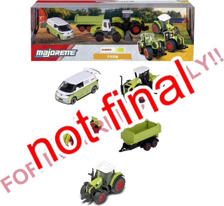 Produktbild Majorette Claas Farm 5 Pieces Giftpack