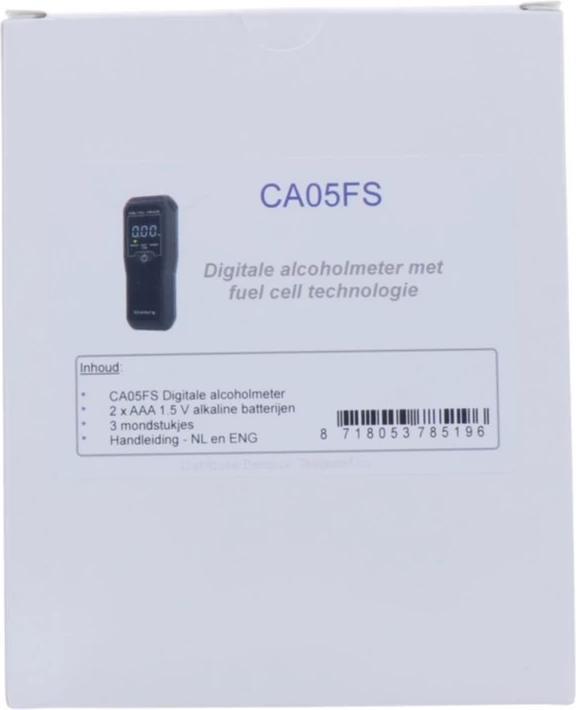 Image du produit Testjezelf.Nu Testeur d'Alcool Numérique Treebys CA05FS