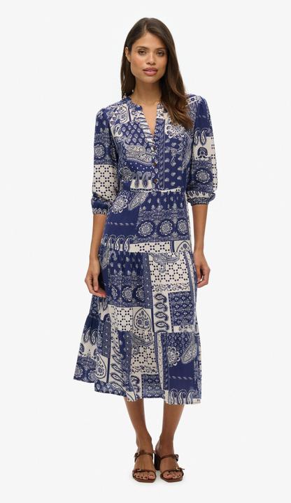 Produktbild Superdry Damen Midikleid mit Rüschen (S)