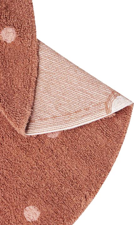 Produktbild Lorena Canals Rug Round Dot Chestnut (Ø 140 cm)