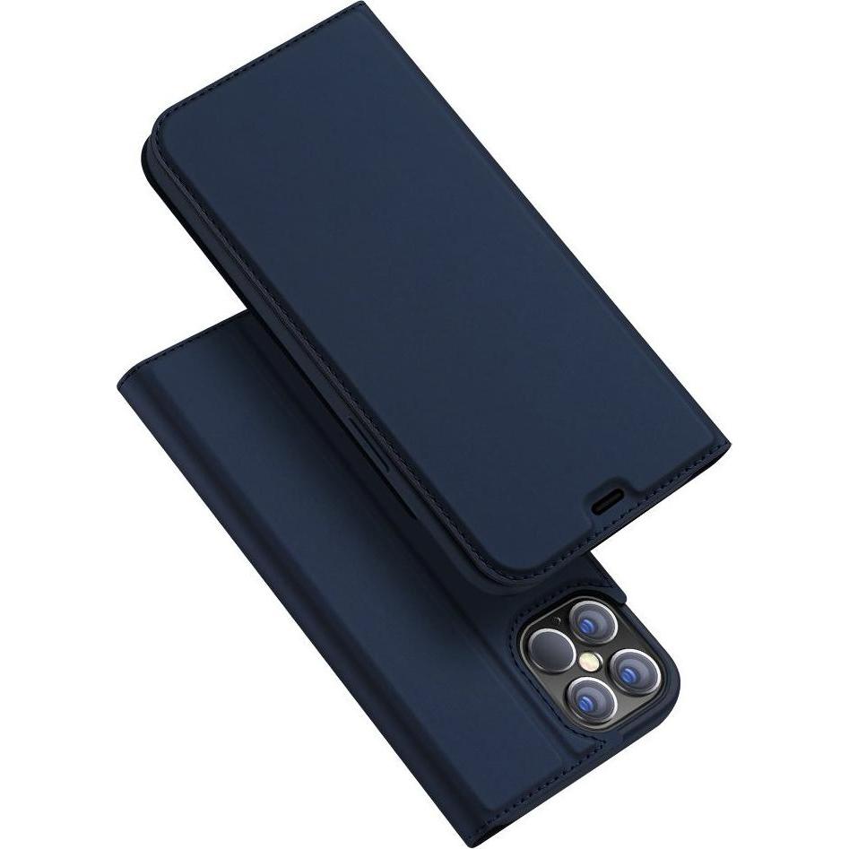 Dux Ducis Skin Pro Series Bookcover (Apple iPhone 12 Pro Max), Smartphone Hülle, Blau