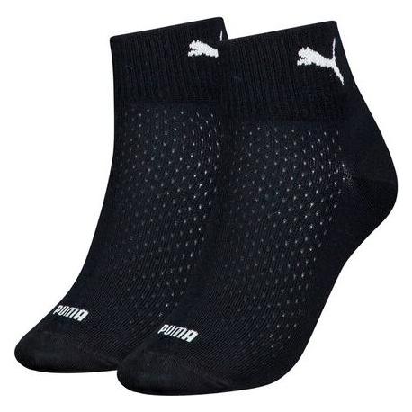Puma, Damen, Socken, Quarter Socken, Schwarz, (2er Pack, 39 - 42)