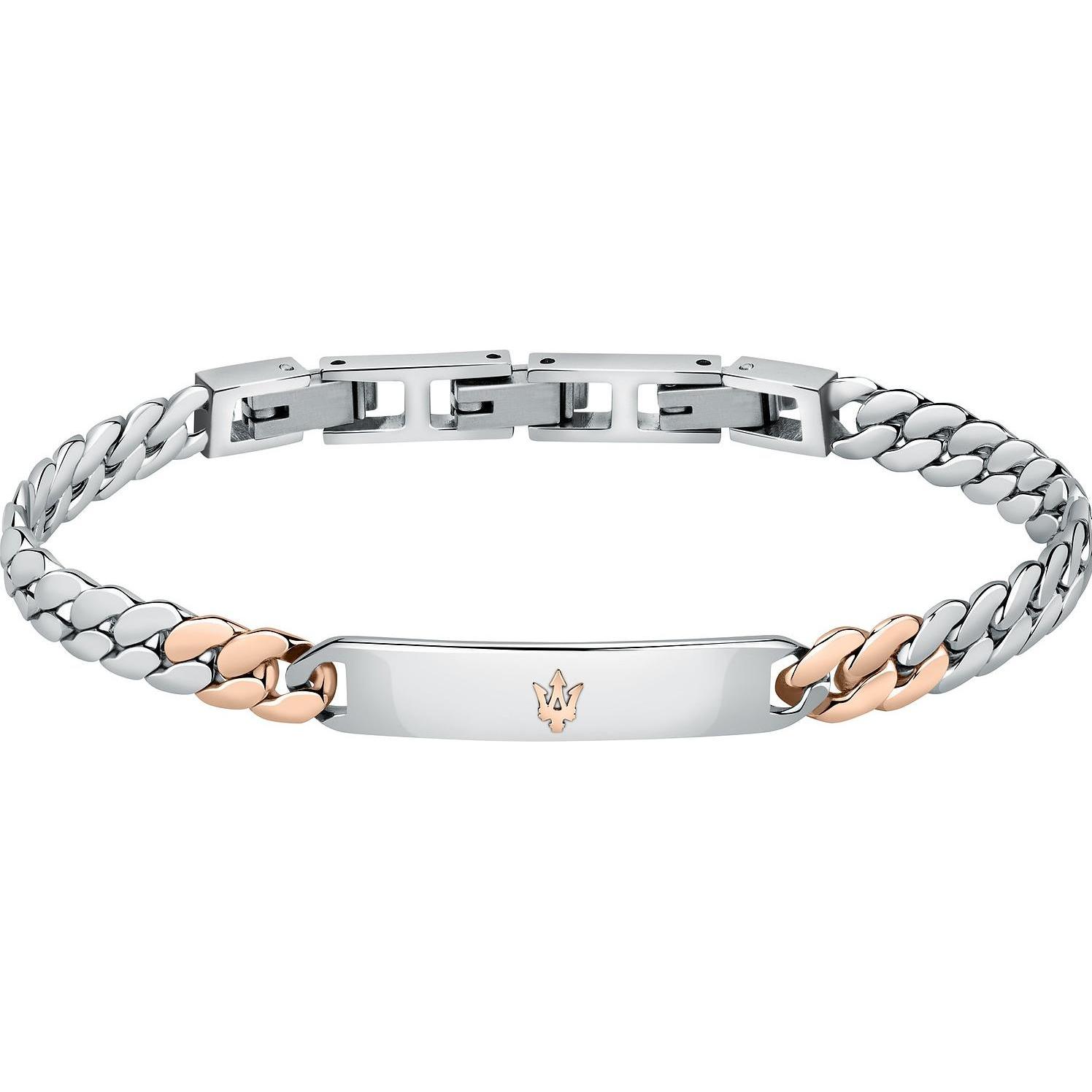 Maserati, Armschmuck, Armband, (22 cm, Edelstahl)