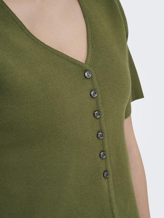 Actual product image Only Onllucy Ss V-Neck Button Ex Knt (XL)