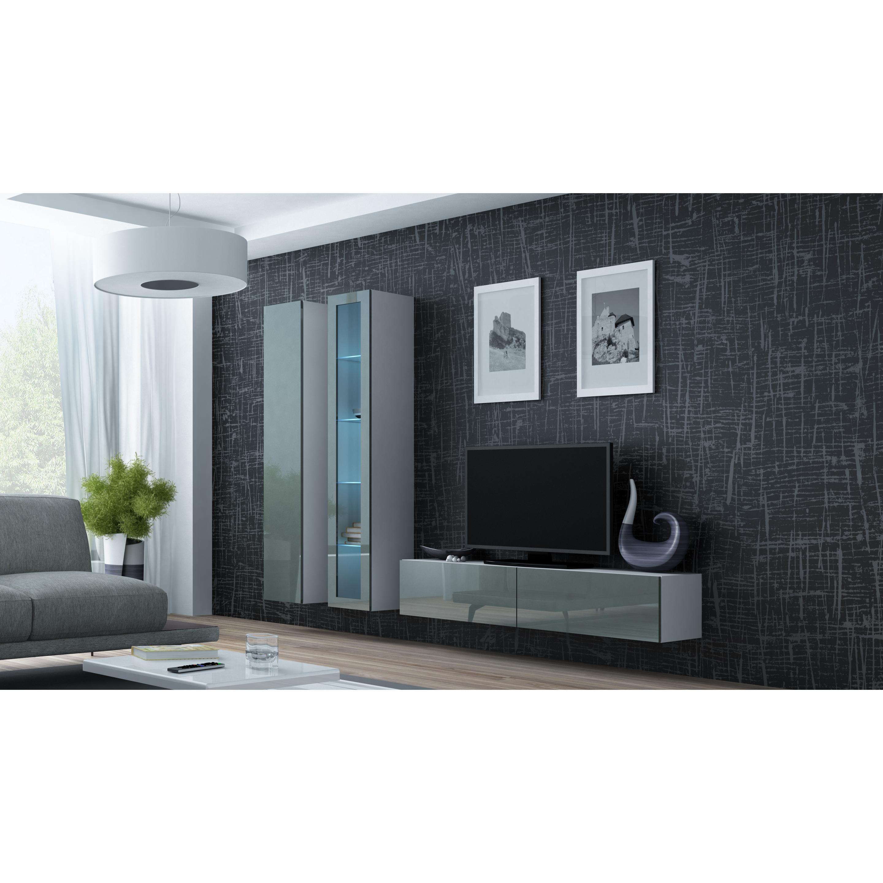 Thumbnail - Cama, TV Möbel, RTV VIGO140 b/s TV-Ständer & Entertainment-Center (140 x 40 x 30 cm)