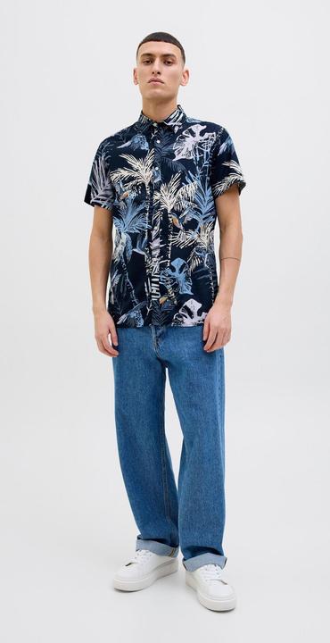 Produktbild Jack & Jones Jjhawaii Aop Shirt Ss Ln (XL)