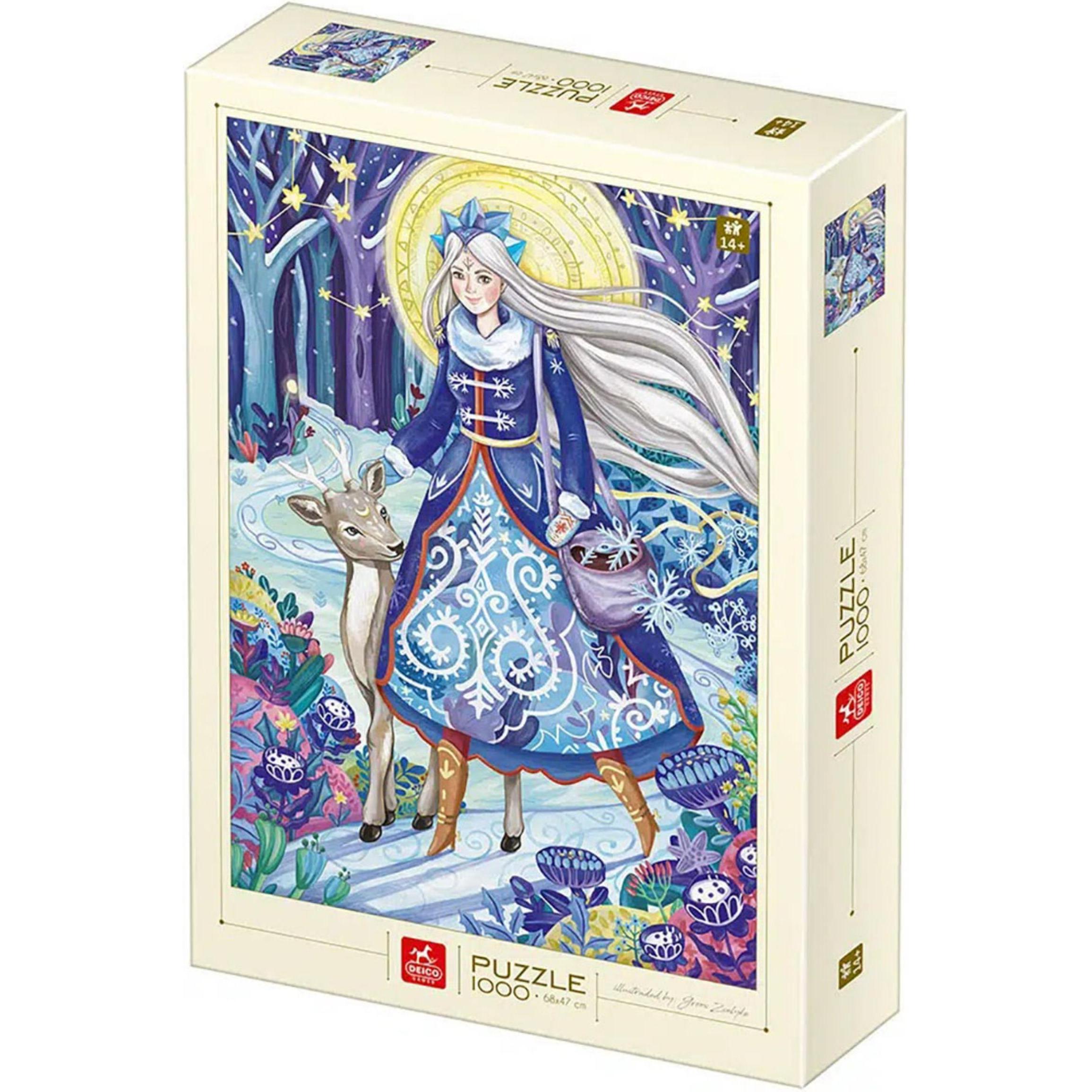 D-Toys Puzzle 1000 pieces - Groos Zselyke - Snow Fairy (1000 Teile)