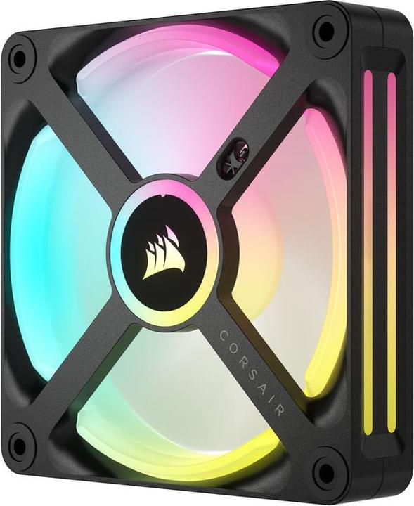 Immagine prodotto Corsair Ventola iCUE LINK QX120 RGB 120 mm PWM (nera, starter kit) (120 mm, 3 x)