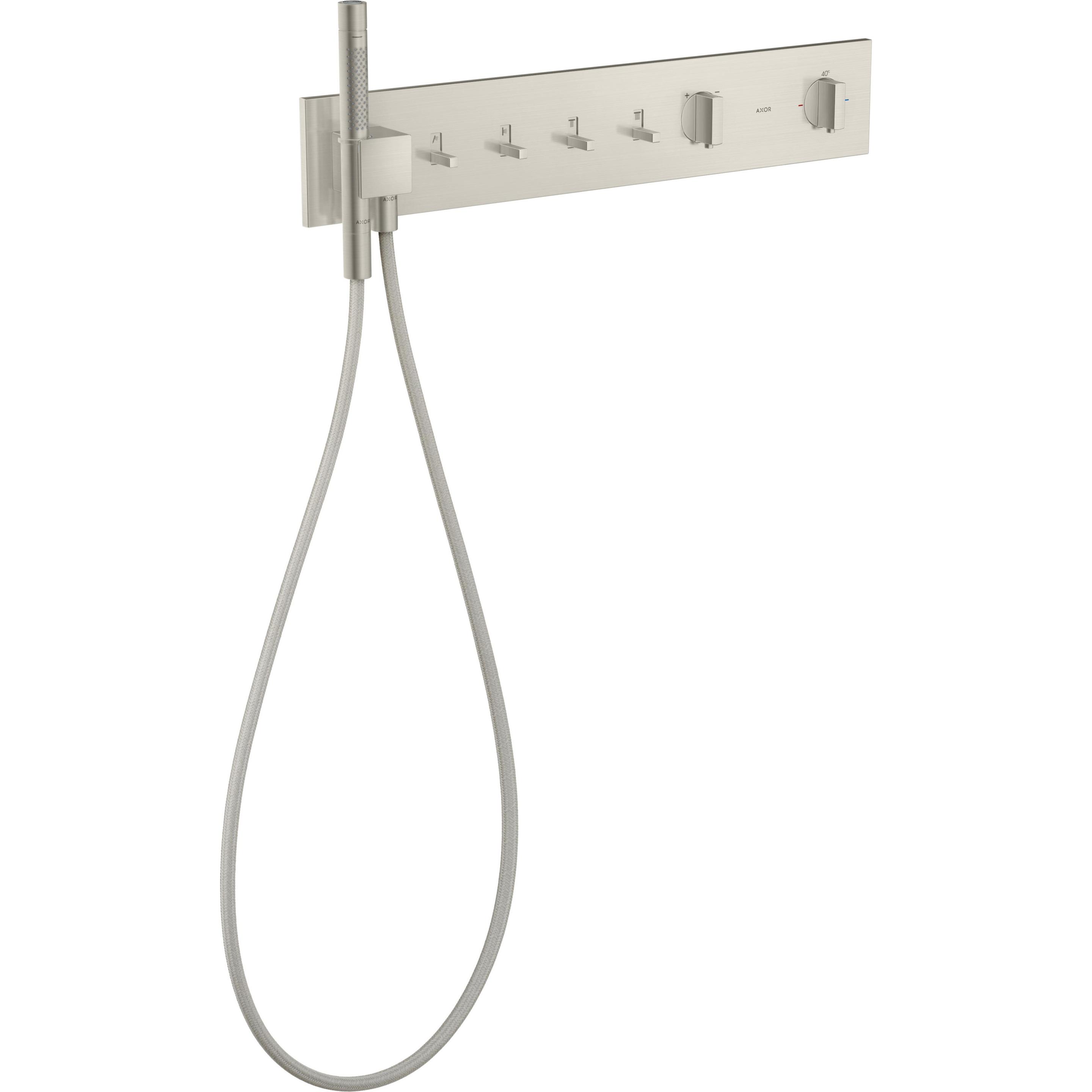 hansgrohe, Duschsystem, AXOR ShowerComposition Thermostatmodul Select, 4 Verbraucher, 610/110, 12573