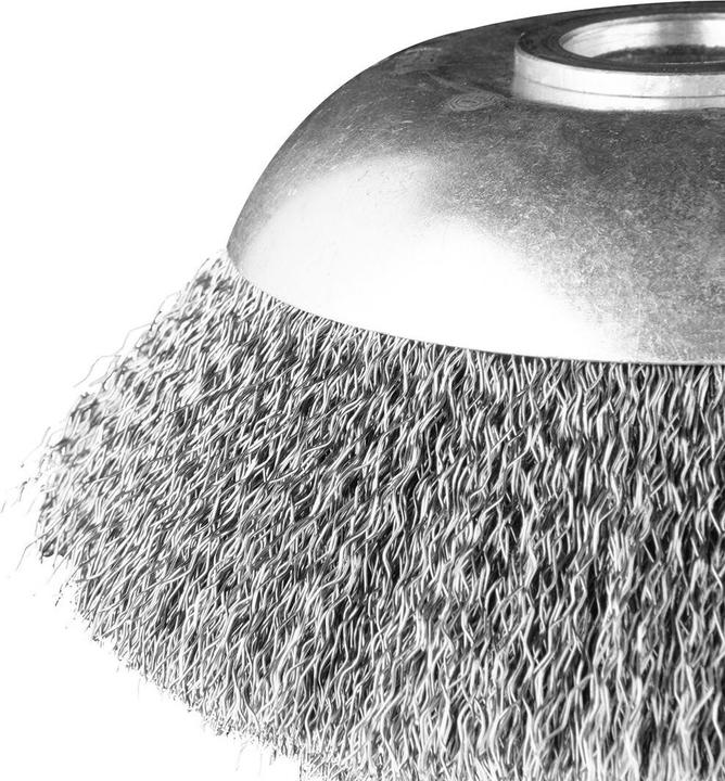 Graphite wire Sepeta petrol brush 150 x 25.4 mm, soft, wavy wires (Weed whacker, Garden machinery spare parts)