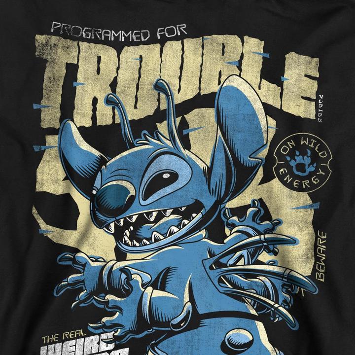 Immagine prodotto Lilo & Stitch Trouble Felpa Comic Adulto Unisex (M)
