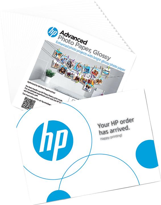 Produktbild HP Advanced Glänzend (250 g/m², 127 x 127 mm, 20 Stk.)