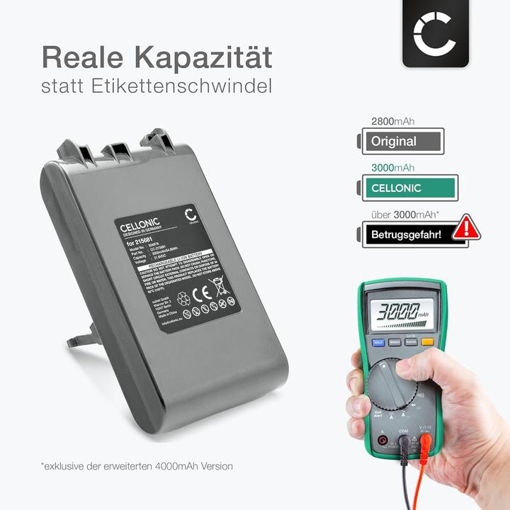 Immagine prodotto Cellonic Ersatzakku für Dyson Staubsauger