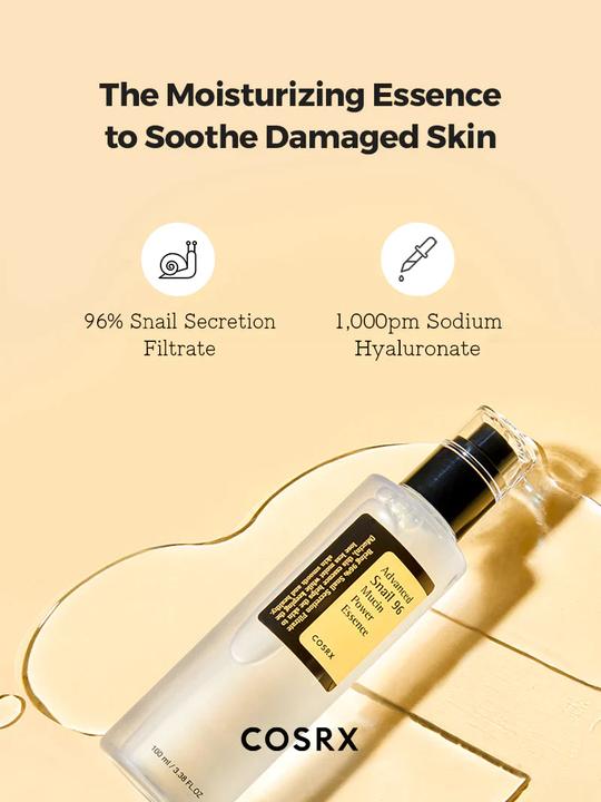 Immagine prodotto Cosrx Lumaca avanzata 96 Mucin Power Essence (100 ml, Crema 24h)