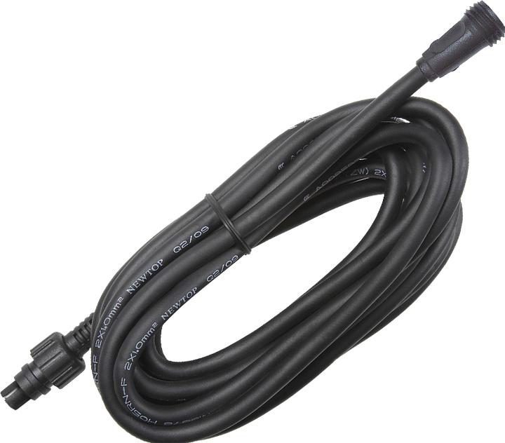 Actual product image Velleman - Rubber Extension Cable With Plug - 2 m (IP44)