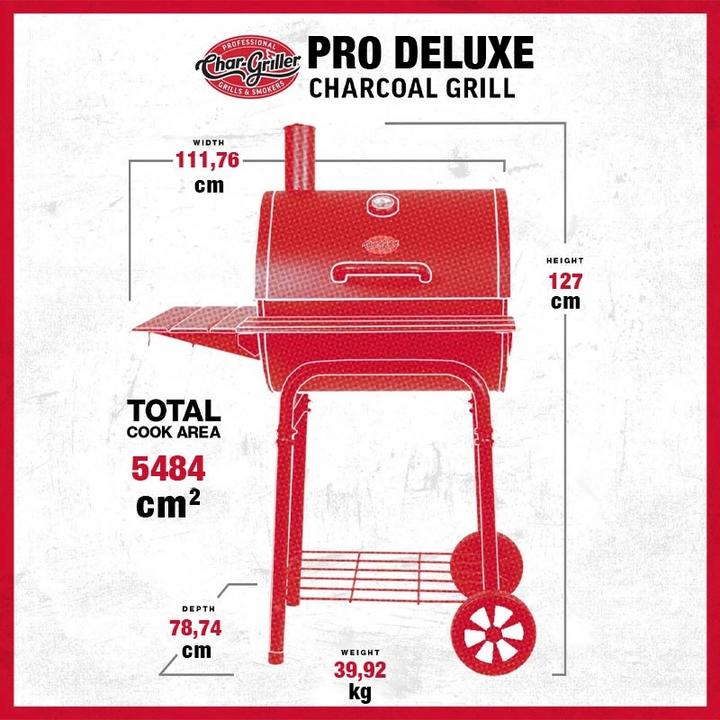 Actual product image Char-Griller CharGriller Pro Deluxe barbecue