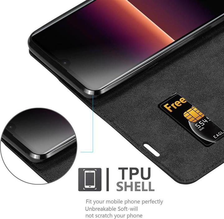 Actual product image Cadorabo Book Invisible Magnet Cover (Sony Xperia L4)