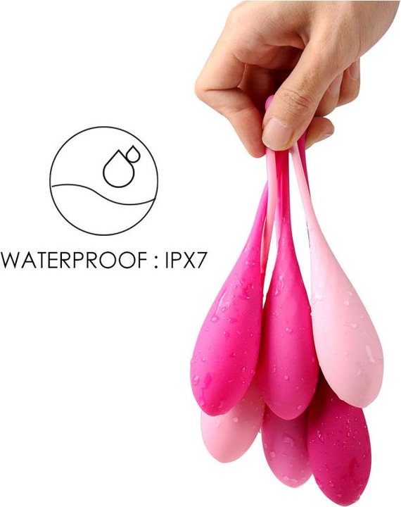 Actual product image Leslie Kegel Fit Pelvic Muscle Training Set 6 pieces (50 -130 g)