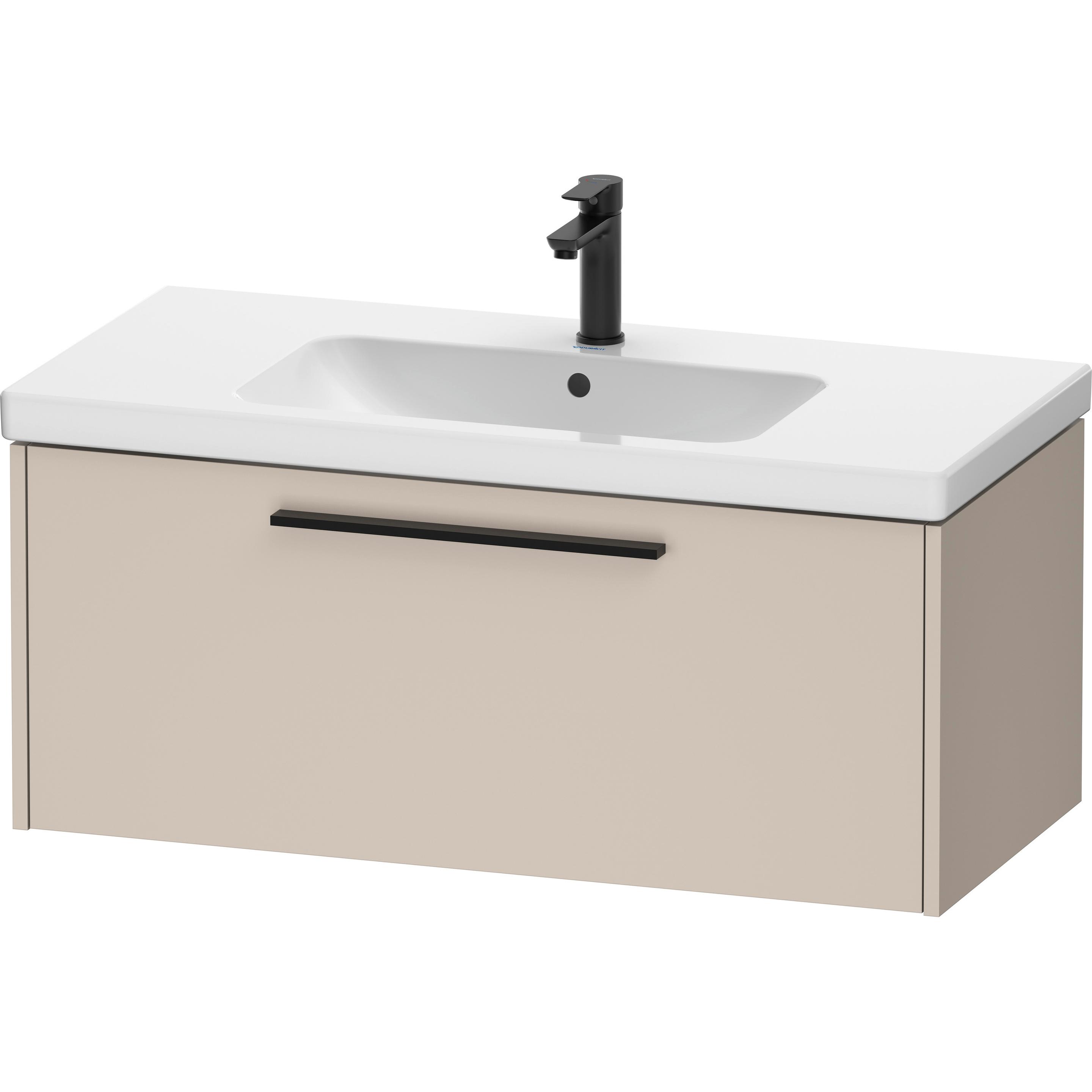 Duravit, Waschbeckenunterschrank, D-Code Waschtischunterbau, 1 Auszug, 984x460mm, mit Griff