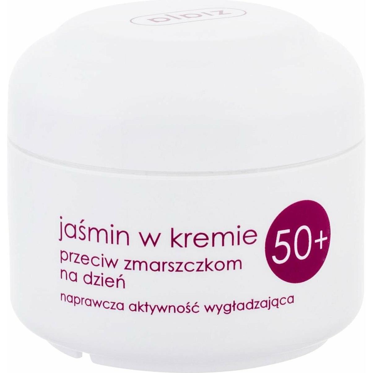 Ziaja, Crema viso, Crema giorno al gelsomino50+ Spf6 - Crema antirughe giorno (50 ml, Crema da giorno, Fino a SPF 10)