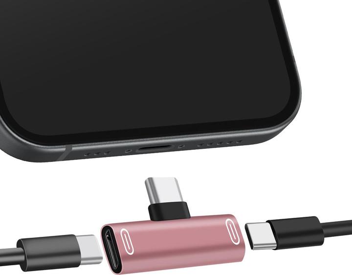Image du produit EKO Adaptateur répartiteur double USB type-C vers USB type-C (USB-C)