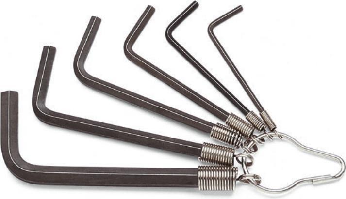 Actual product image BETA Set of 6 Hexagon socket spanners