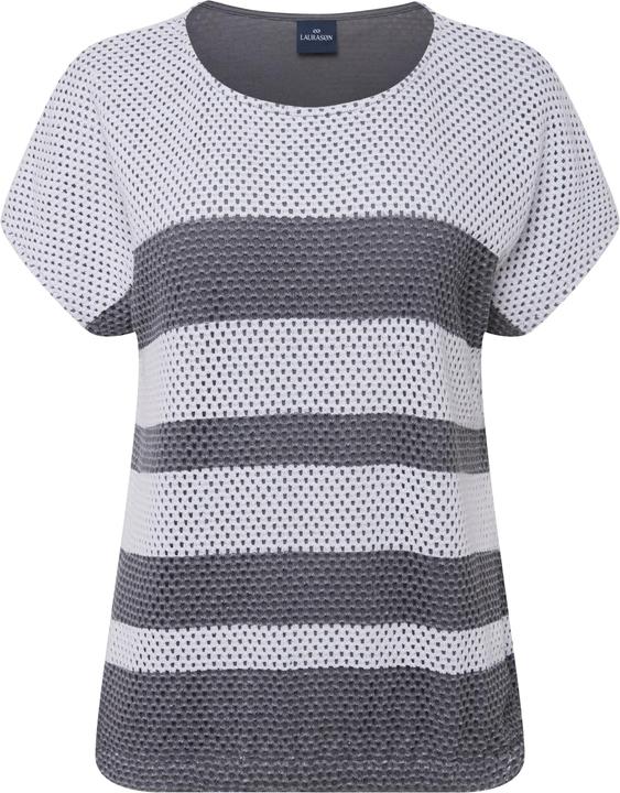 Actual product image Laurasøn Layered Net Cap Sleeve Sweatshirt (M)