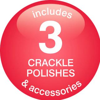 Immagine prodotto Rio Kit unghie Crackle Nails Party ( NCRP) (Borgogna, Azzurro, Red, Smalto)