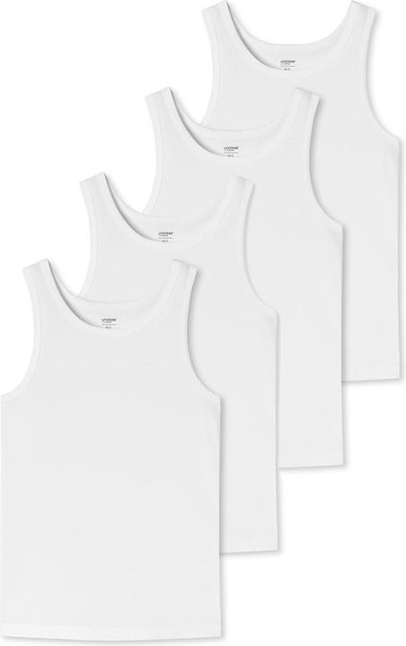 Produktbild Uncover by Schiesser 4er Pack Basic Unterhemd / Tanktop (3XL)