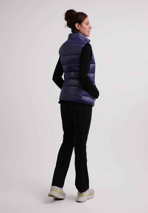 Produktbild Cash-Mere Daunengilet mit Kaschmirfutter in glänzender Optik (XS)
