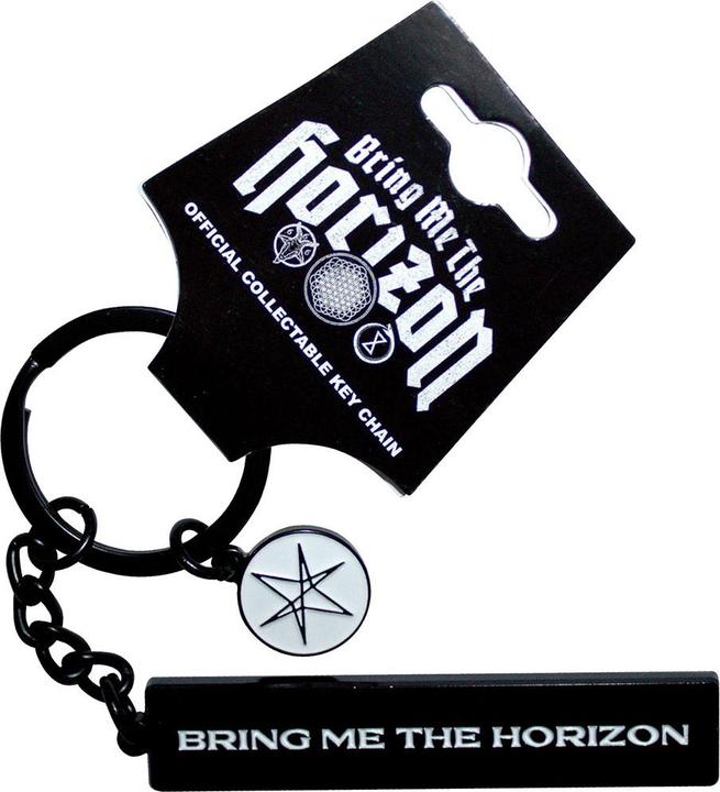 Actual product image Bring Me The Horizon Text Logo 6-Point Star Charm Schlüsselanhänger