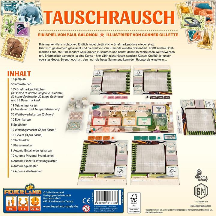 Produktbild Feuerland Tauschrausch (Deutsch, 1 - 5 Spieler)
