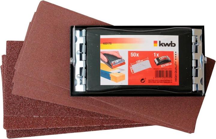Produktbild kwb Set Profi Handschleifer U.Sp.P (P50)
