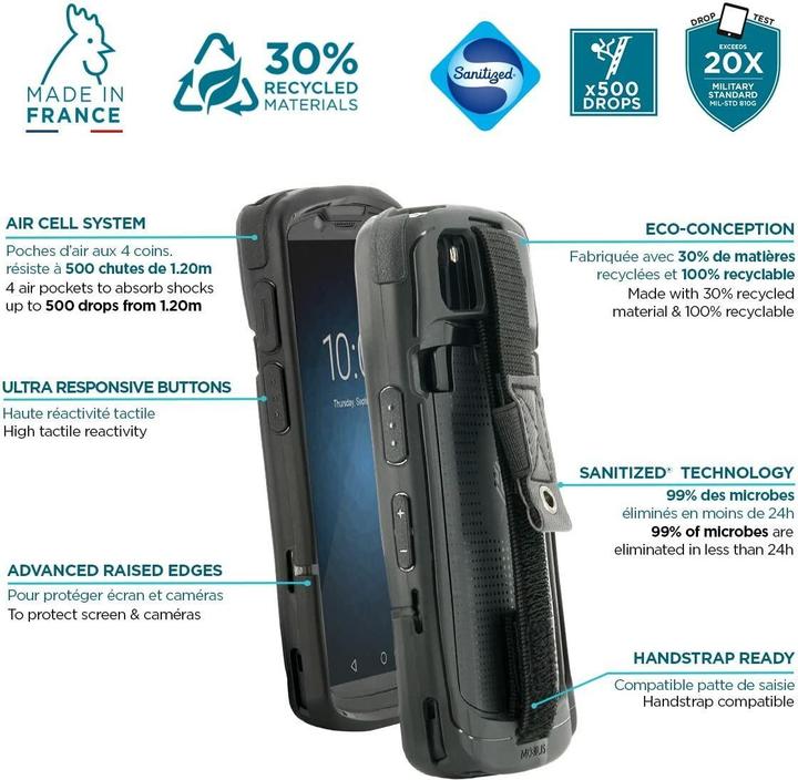 Actual product image Mobilis Protech - Case + Handstrap For