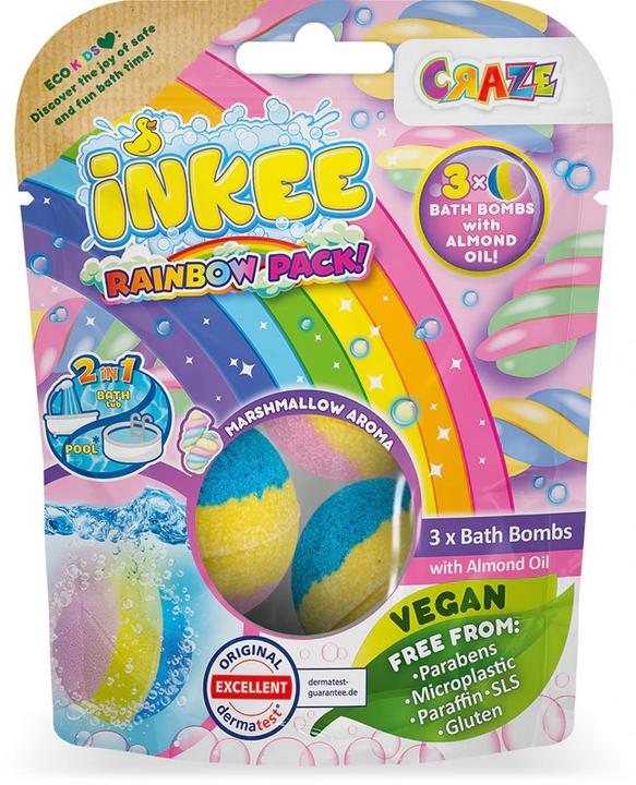 Actual product image Craze Inkee Rainbow World (Bath bombs, 180 g)