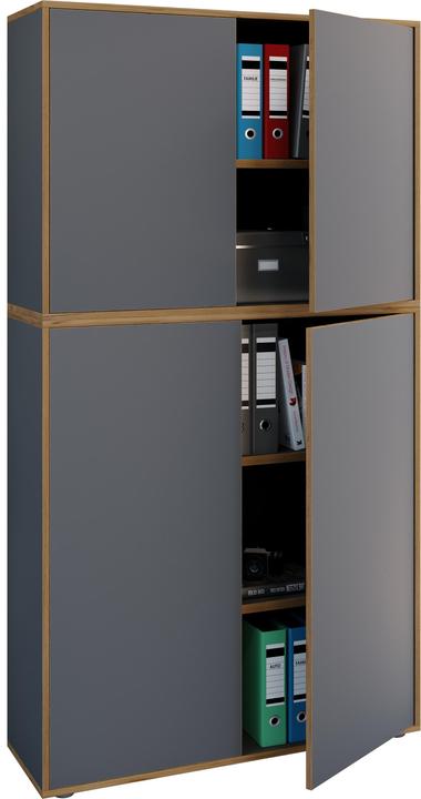 Actual product image VCM Office cupboard sideboard Salia 5-compartment B100 (100 x 33 x 183 cm)