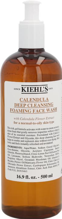 Productafbeelding Kiehl's Calendula Diep Reinigende Schuimende Gezichtsdouche (Gezichtsreinigingsdoekjes, 500 ml)