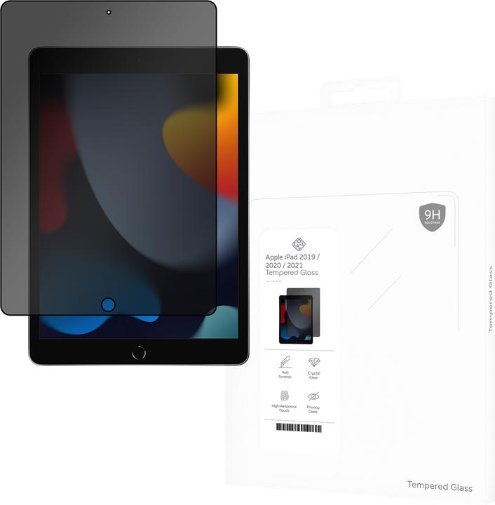 Produktbild Cazy Privacy Schutzglass Kompatibel mit iPad 2021 (9th Gen)/2020 (8th Gen)/iPad 2019 (7th Gen) - (1 Stück, iPad 2021 (9. Gen), iPad 2020 (8. Gen), iPad 2019 (7. Gen))