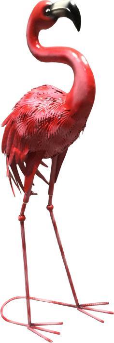 Cachet Flamingo Metall Tierfigur Wohn- und Gartendekoration