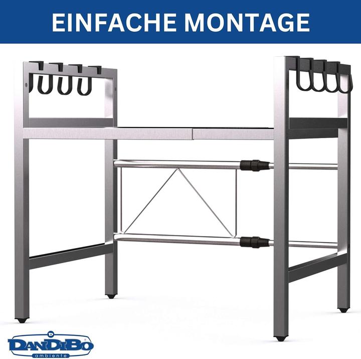 Immagine prodotto DanDiBo Ripiano per microonde (64 x 36 x 46 cm)