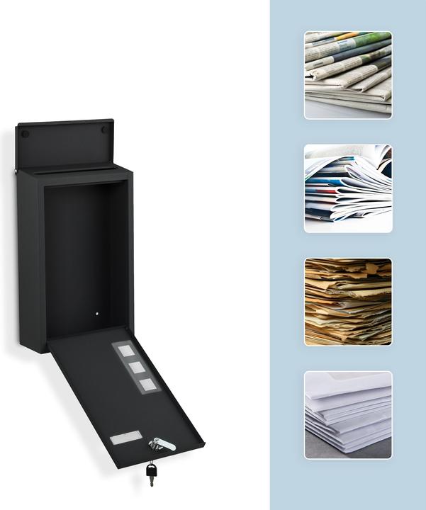 Actual product image Relaxdays Briefkasten Hochformat